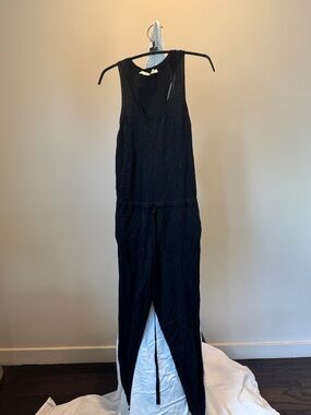Stella McCartney Black Sleeveless V-Neck Jumpsuit